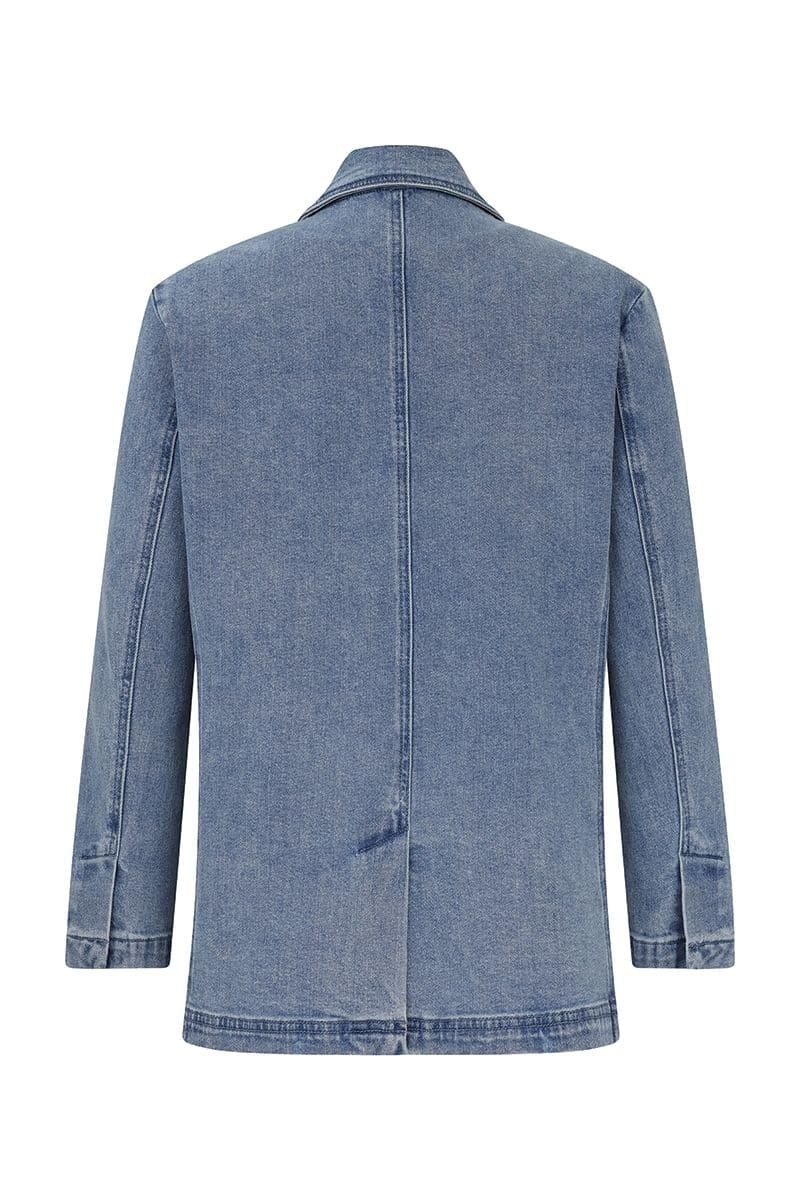 RANDI UNION SQ OVERSIZED DENIM BLAZER | NTK | CULT MIA