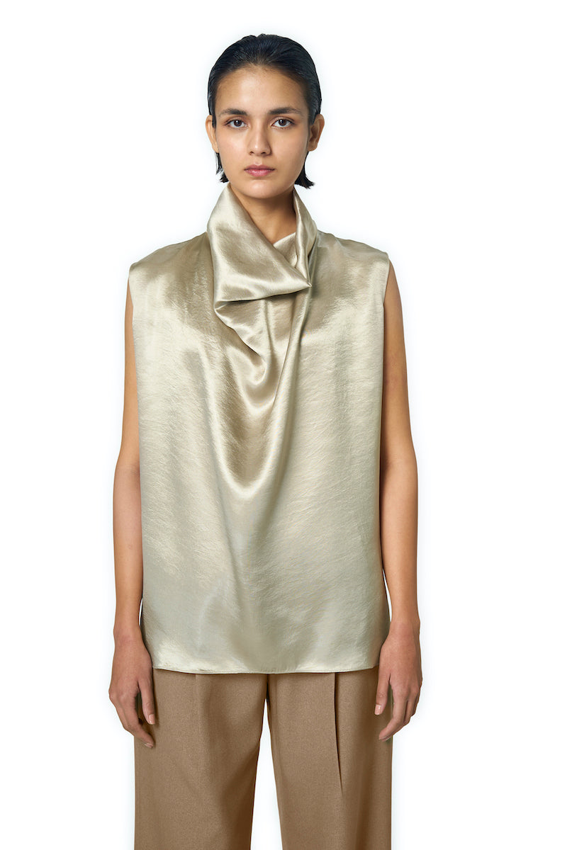 MARIE TOP IN CHAMPAGNE - CULT MIA