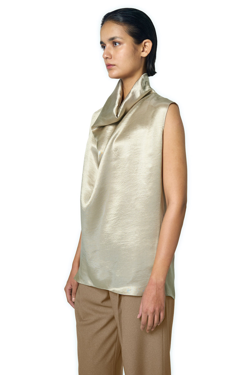 MARIE TOP IN CHAMPAGNE - CULT MIA