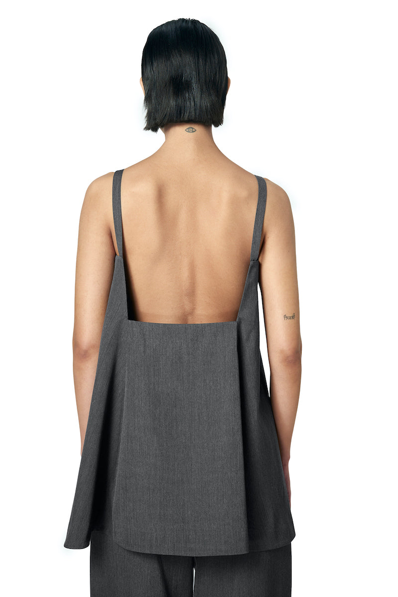 OLIVER TOP IN GRAY - CULT MIA