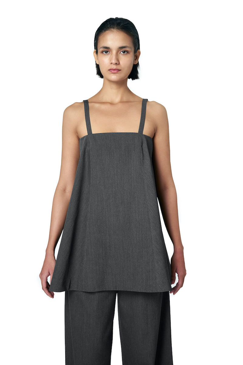 OLIVER TOP IN GRAY - CULT MIA