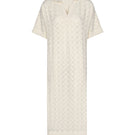Vorn Design Vallarta ivory maxi dress with flowing fabric and elegant design, perfect for casual or formal occasions
