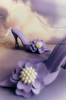 Christin Wu Wendy Heels featuring elegant design with a sleek heel and stylish straps, perfect for formal or evening wear.