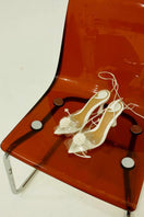 Christin Wu Whitney heels in jasmine color, stylish women's high heels with elegant design and pointed toe.