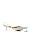 Christin Wu Willow Heels showing elegant design with a sleek heel and stylish straps, perfect for formal occasions.