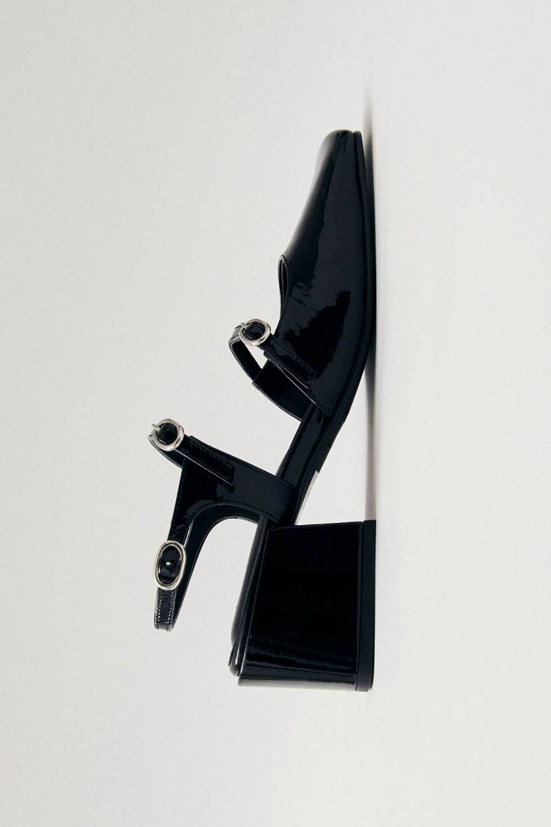WITHNEE ONIX BLACK LEATHER PUMPS - CULT MIA