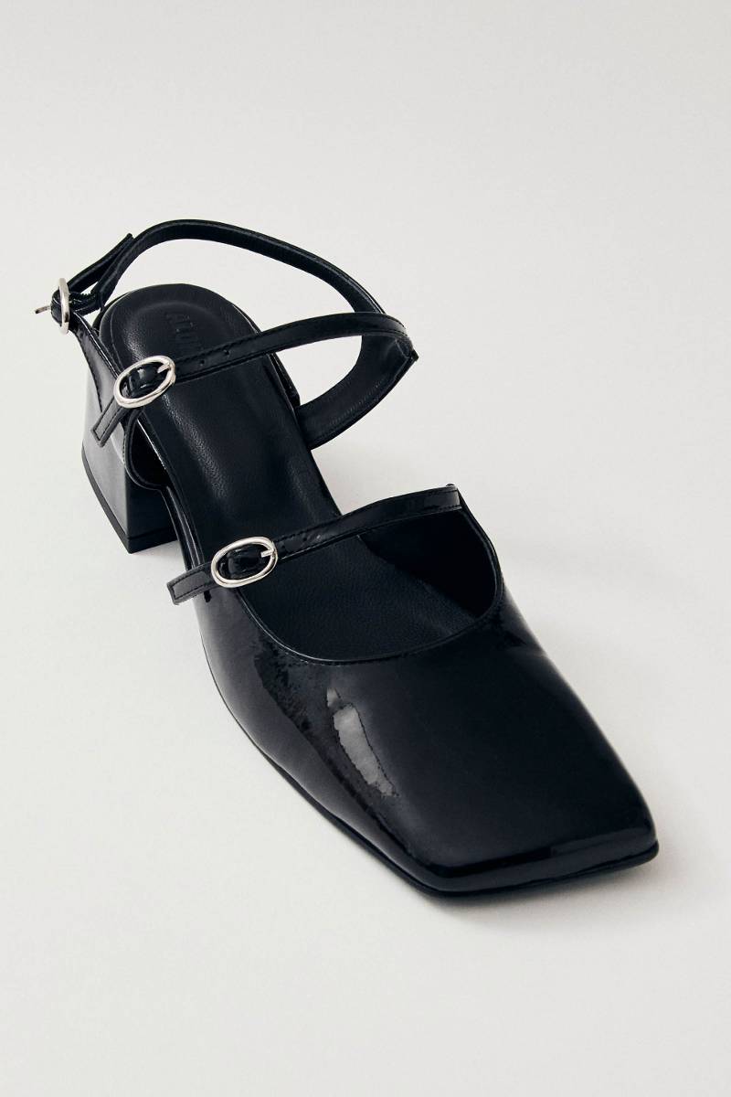 WITHNEE ONIX BLACK LEATHER PUMPS - CULT MIA