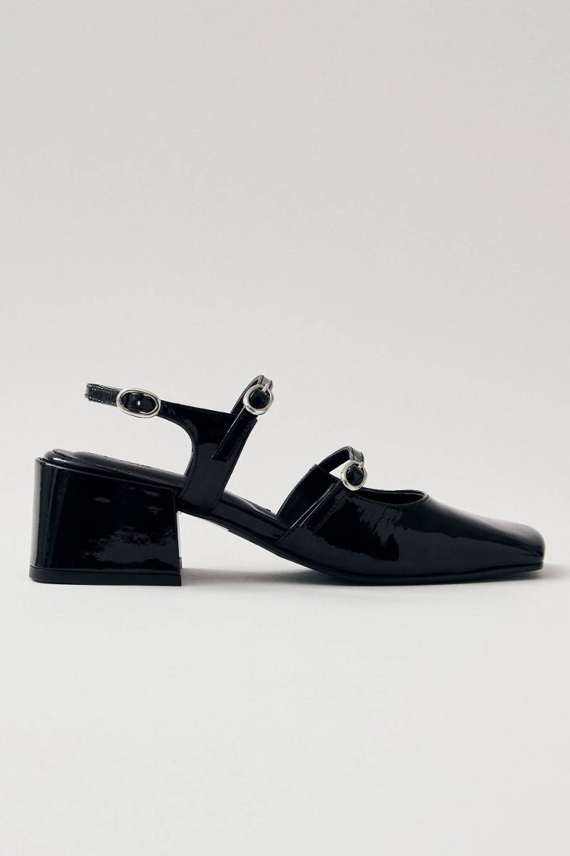 WITHNEE ONIX BLACK LEATHER PUMPS - CULT MIA