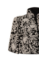 Nadya Shah Cape Anais jacket in soft fabric, featuring a stylish draped design and elegant silhouette.