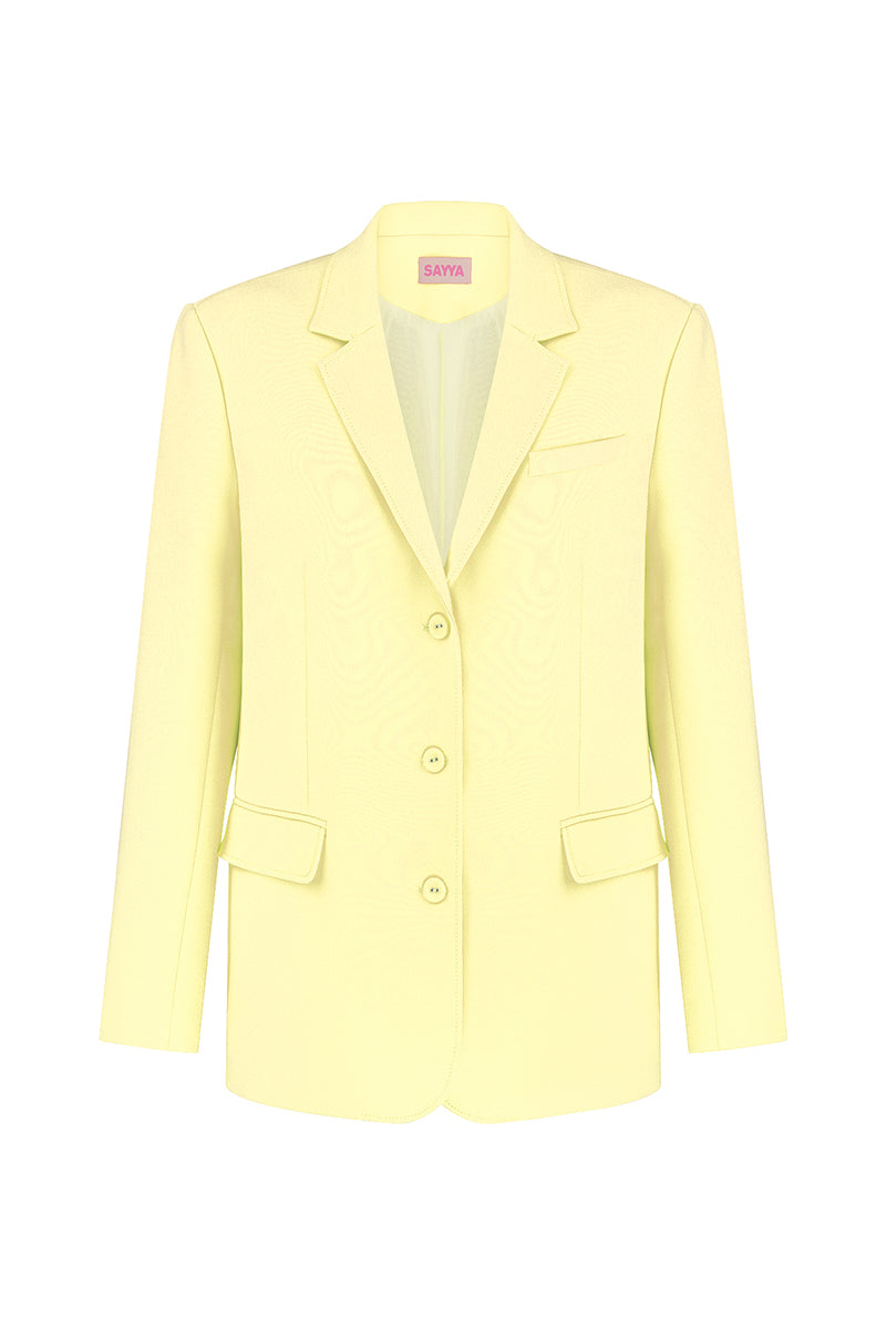 YELLOW OVERSIZED JACKET - CULT MIA