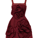HAPPY CLOTHING CULT MIA X floral tweed mini dress featuring a stylish, fitted silhouette with vibrant floral patterns.