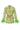LIGHT GREEN FEATHER-TRIMMED JACQUARD JACKET | Andreeva | CULT MIA