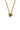 CHAIN WITH LOVE GREEN PENDANT NECKLACE | Liya | CULT MIA