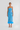 BLUE SEQUINED MIDI DRESS WITH FEATHERS | F.ILKK | CULT MIA