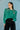 GREEN WOOL-BLEND SWEATER WITH COLLAR DETAILING | Lalo | CULT MIA