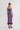 PLUM SEQUINED MIDI DRESS WITH FEATHER | F.ILKK | CULT MIA