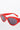 TRANSPARENT RED GABRIEL SUNGLASSES | Kimeze | CULT MIA