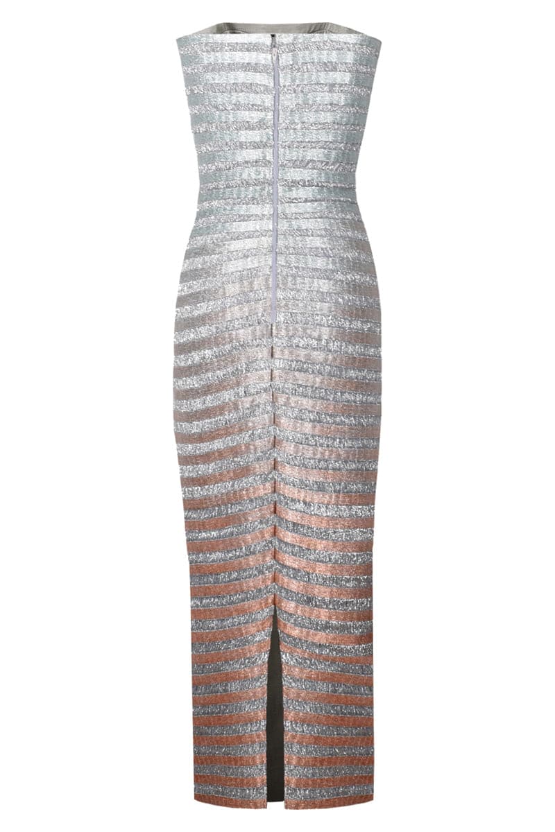 STRAPLESS GRADIENT MAXI DRESS | AKHL | CULT MIA
