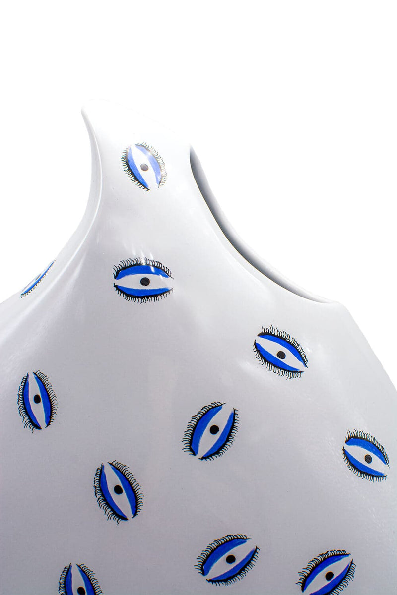 EYE TEARDROP CERAMIC VASE | Casacarta | CULT MIA