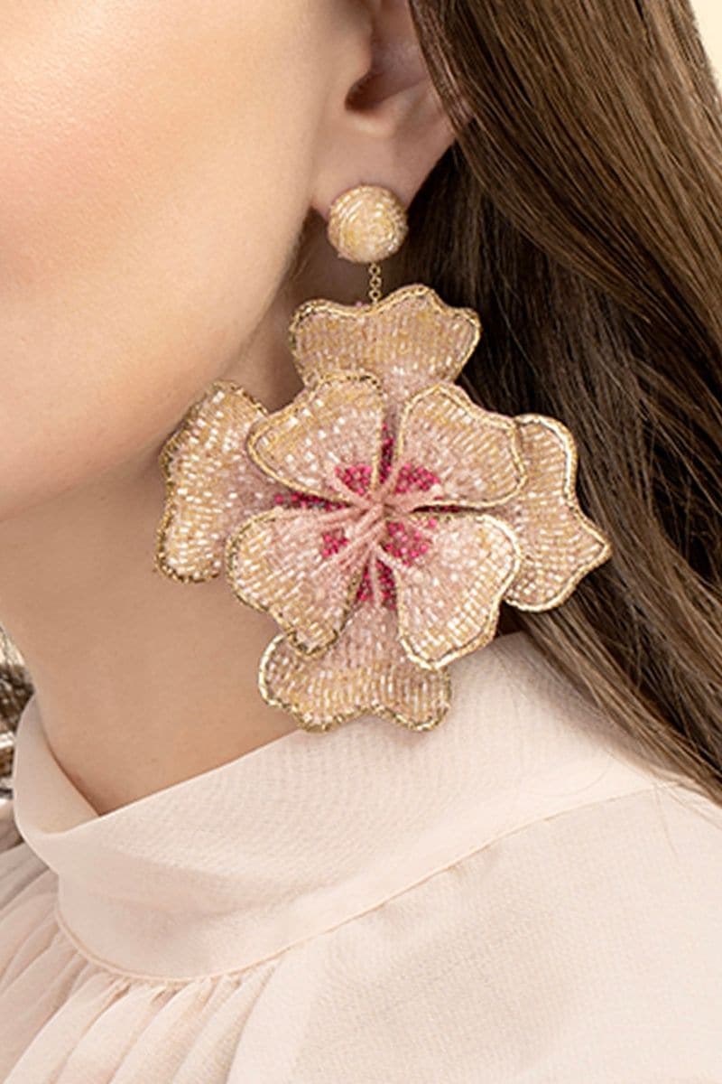 BABY PINK ANALEE EARRING | Deepa Gurnani | CULT MIA