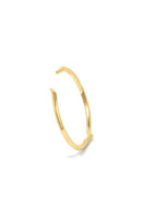 Rose gold EDXÚ Fang Bangle bracelet with sleek, modern design, featuring smooth curves and a polished finish.