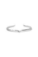 Rose gold EDXÚ Fang Bangle bracelet with sleek, modern design and smooth finish, stylish accessory for any occasion.