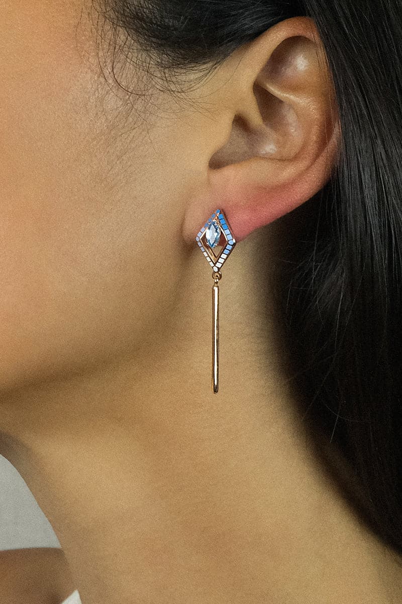 KORA PLATED DROP EARRINGS | EDXÚ | CULT MIA