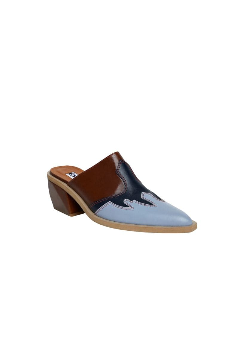 SLINGBACK LEATHER COWBOY SHOES | Gvasalia | CULT MIA