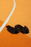 Black patent bow sliders flats by House of Atana with a stylish bow detail, perfect for casual or dressy summer wear.
