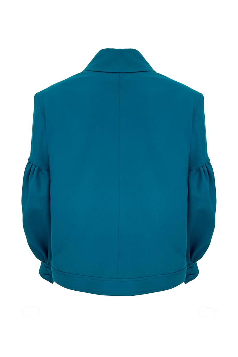 OVERSIZE SLEEVE WOOL-BLEND JACKET | JC Pajares | CULT MIA
