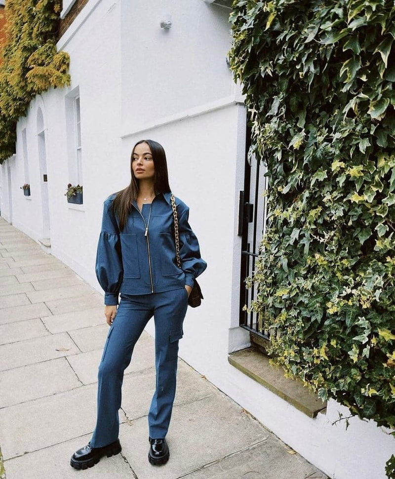 OVERSIZE SLEEVE WOOL-BLEND JACKET | JC Pajares | CULT MIA
