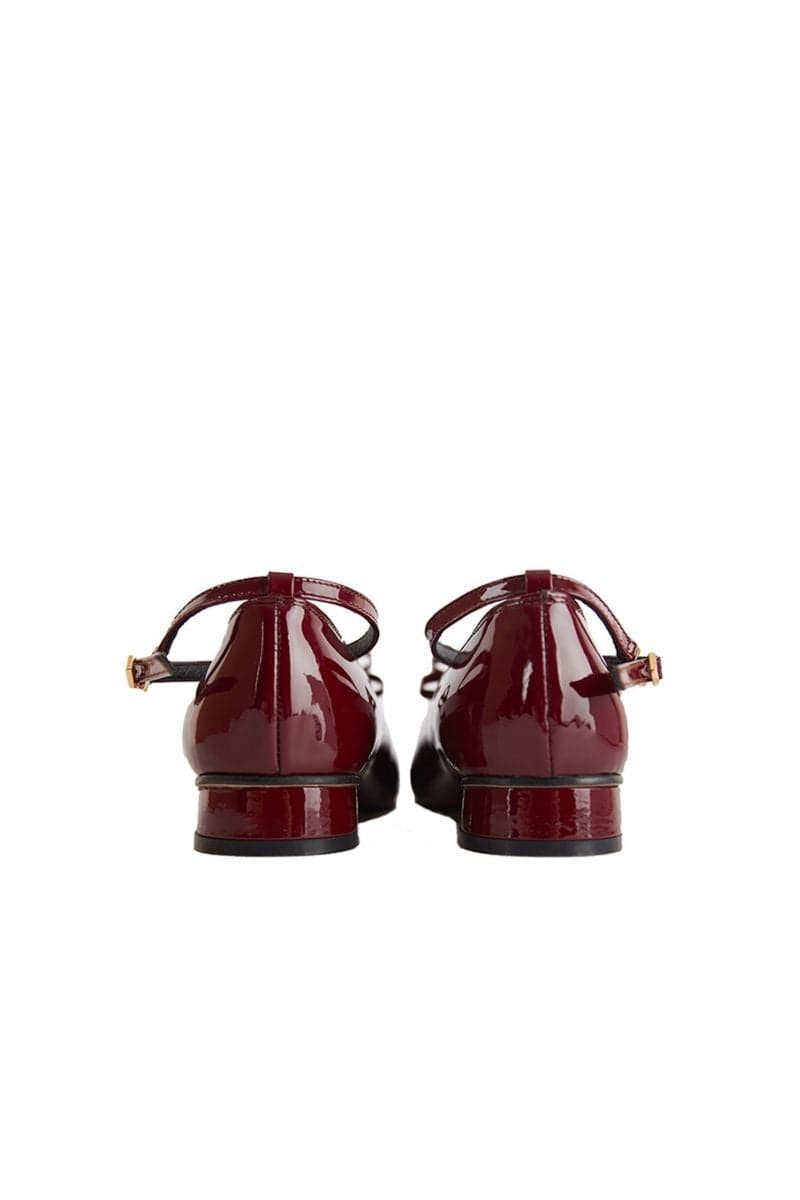 NAPOLI RED WINE MARY JANES | Je La Connais | CULT MIA