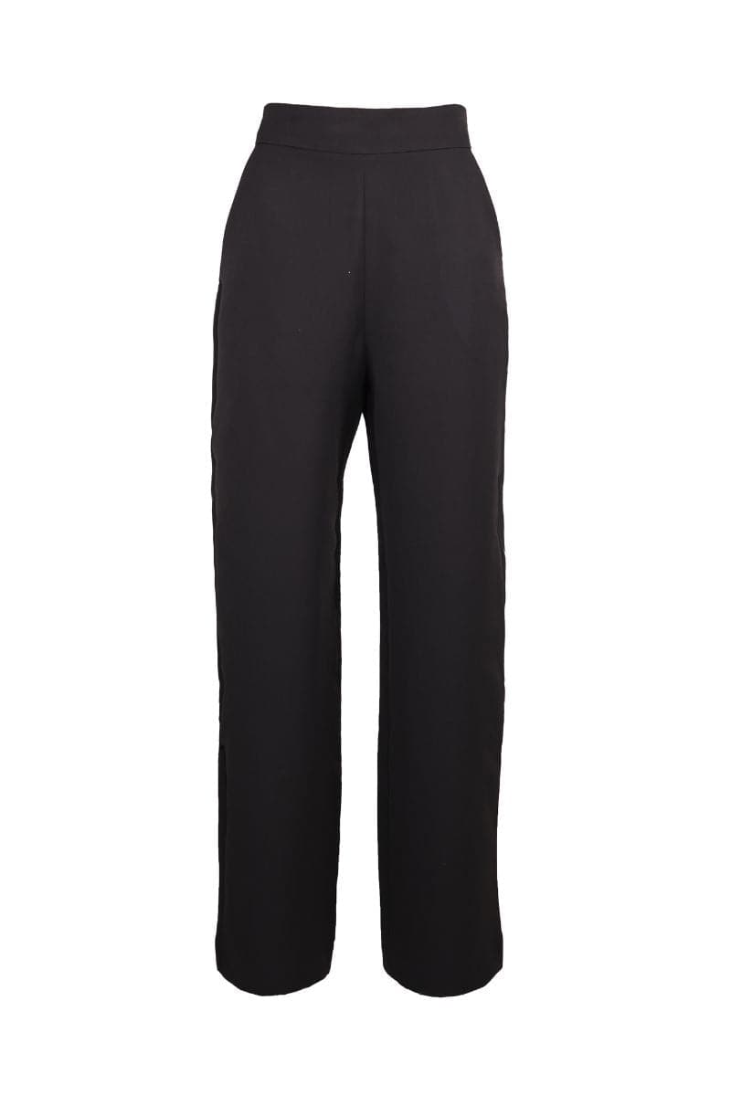 BLACK CREPE PANTS | Joanna Andraos | CULT MIA