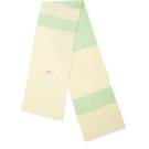 Knitted pistachio and mint scarf by La Granni, soft and cozy scarves and shawls in a stylish color blend.