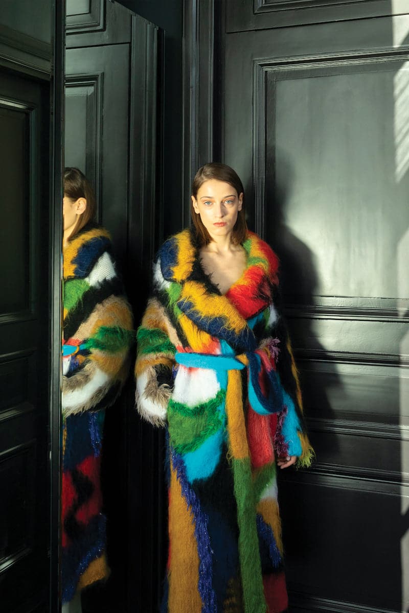 BELTED MOHAIR COAT | Lalo Cardigans | CULT MIA