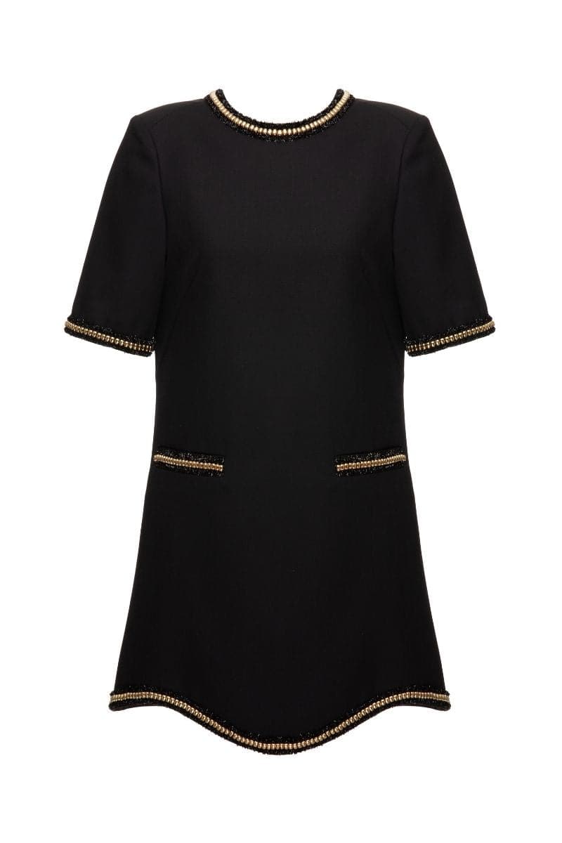 BLACK COTTON MINI DRESS | Lalo | CULT MIA