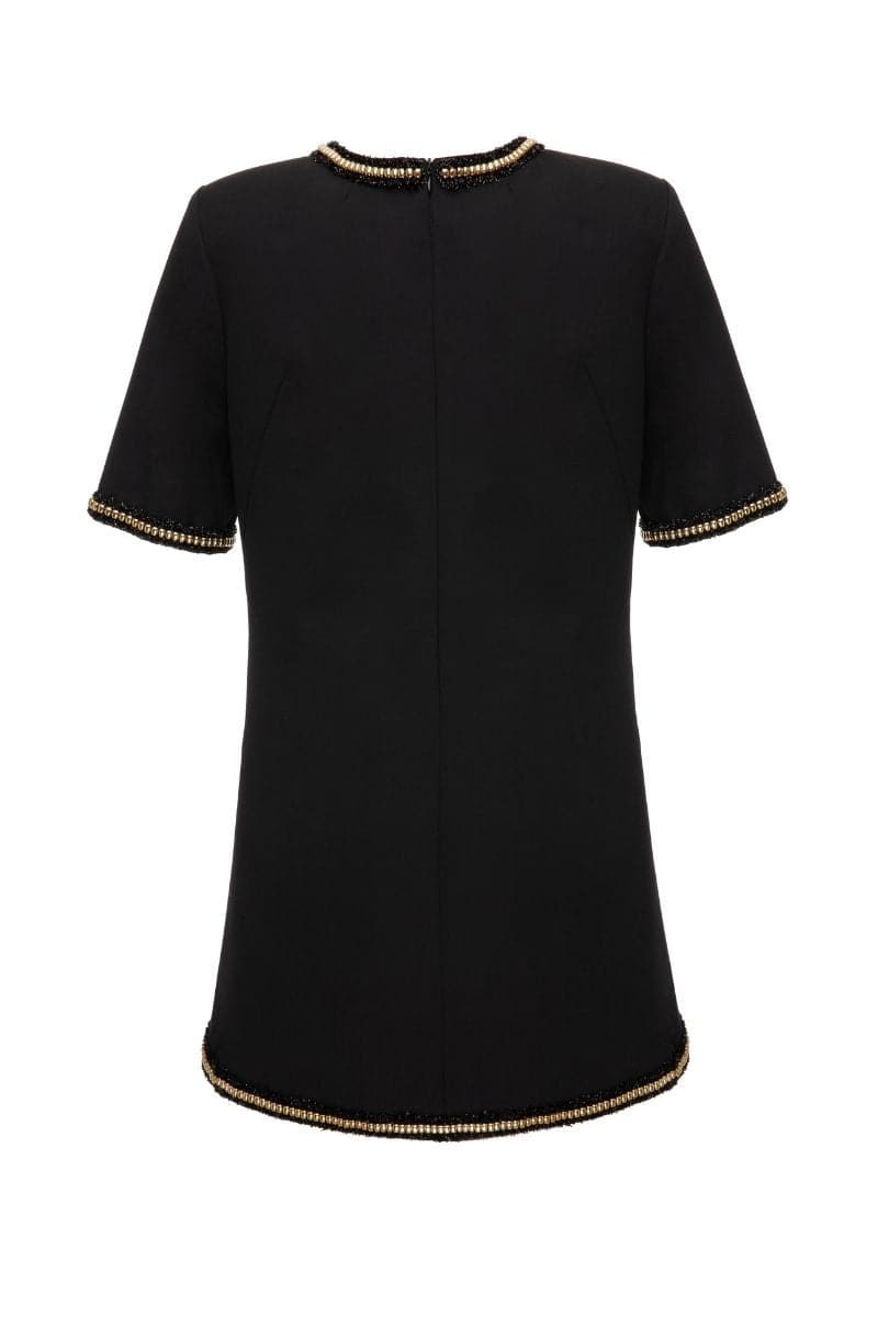 BLACK COTTON MINI DRESS | Lalo | CULT MIA