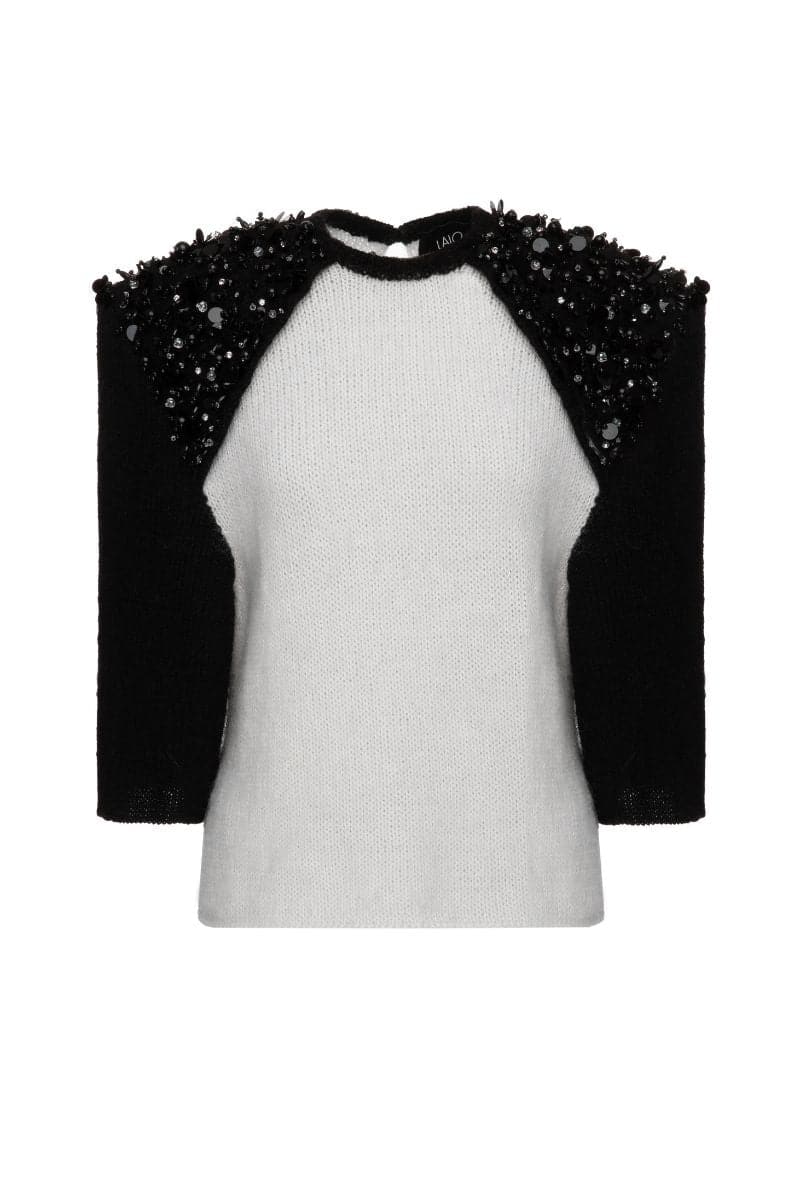 MOHAIR SWEATER WITH SHOULDER DETAILING | Lalo | CULT MIA