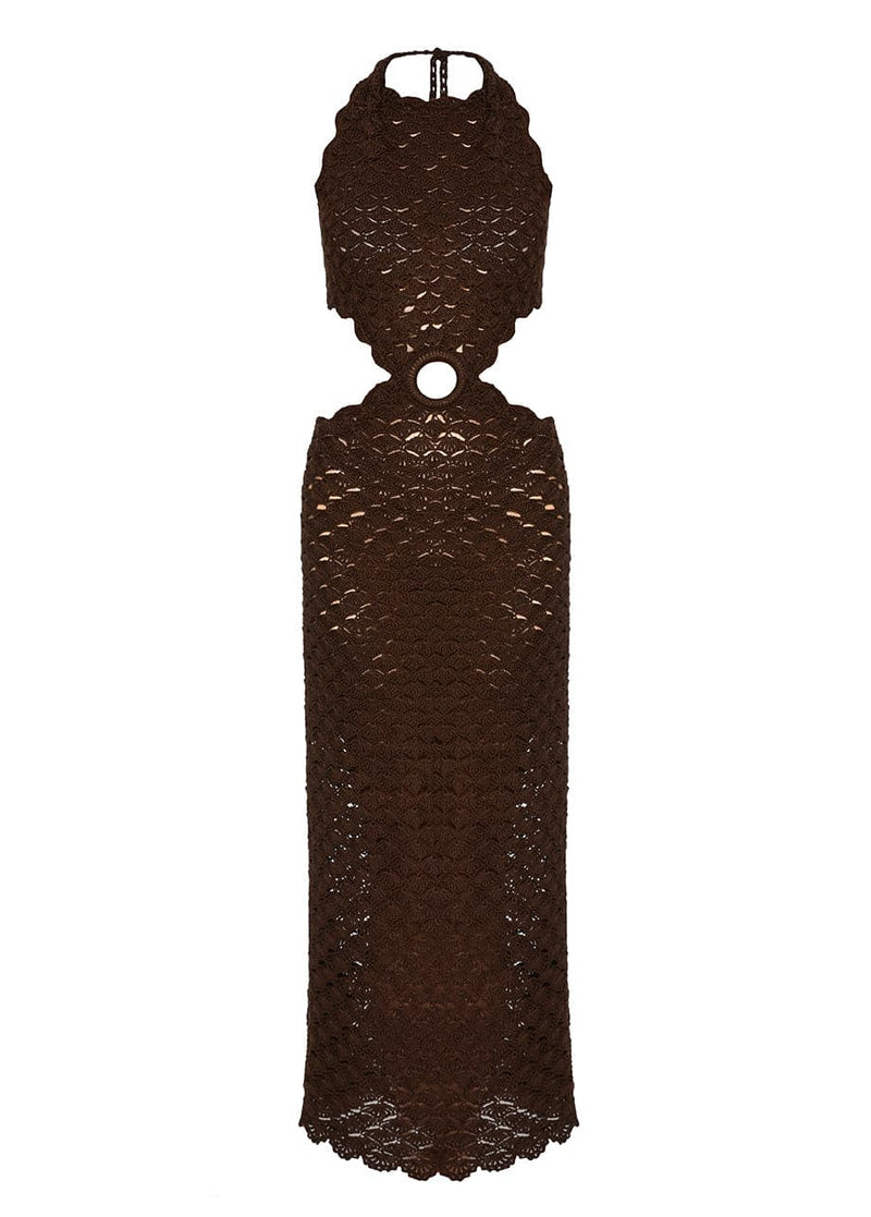 SUNSET CUT-OUT CROCHET MAXI DRESS | Liya | CULT MIA