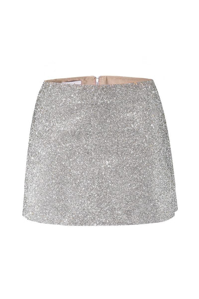 CAMILLE CRYSTAL-EMBELLISHED MINI SKIRT | CULT MIA | Nué Studio