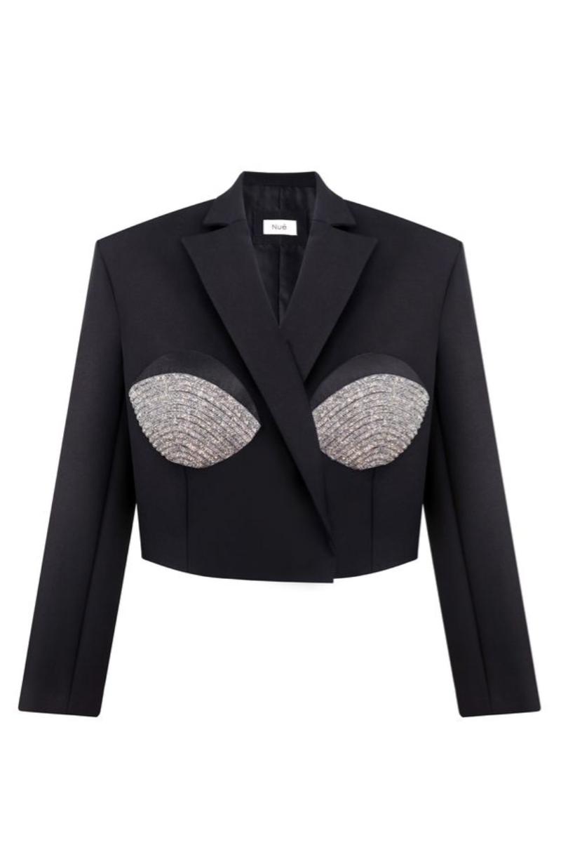 CROPPED TAILORED BLAZER | Nué Studio | CULT MIA