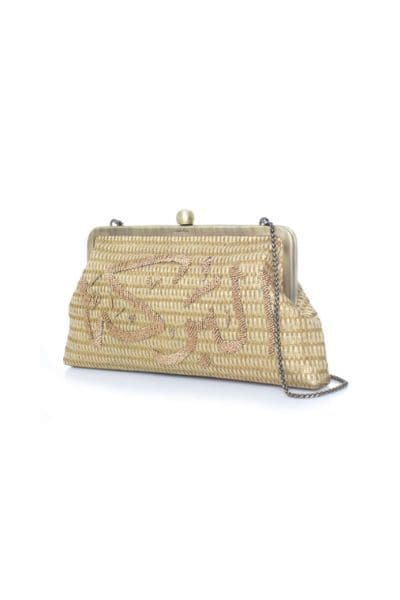 AL BARAKA GOLD CLUTCH | Sarah's Bag | CULT MIA