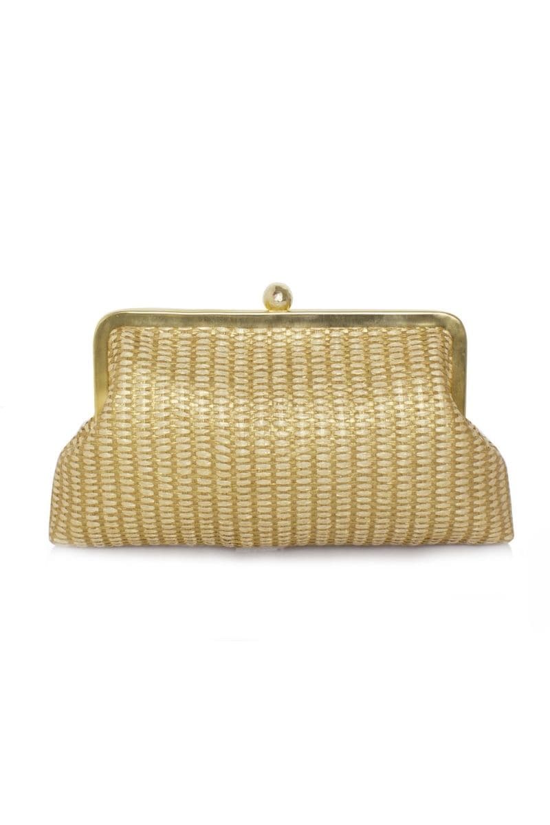 GOLDEN REEF EMBELLISHED PEARL CLUTCH | Sarah's Bag | CULT MIA