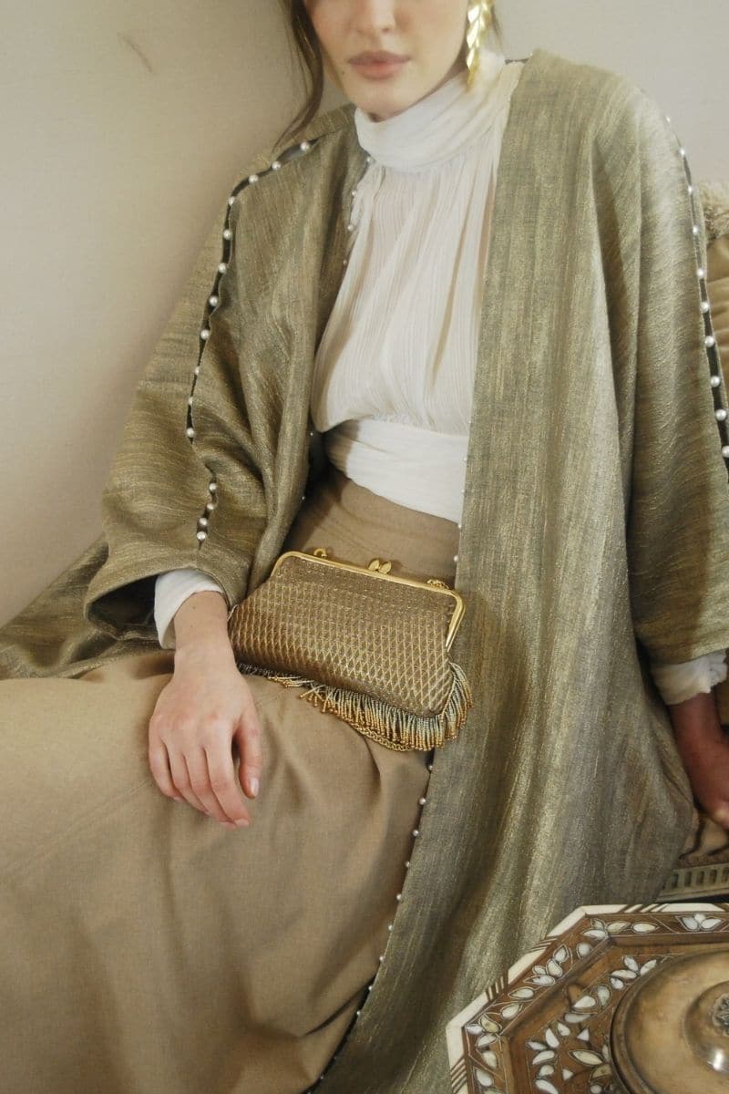 gold dress clutch Bride Tribe Embellished Clutch