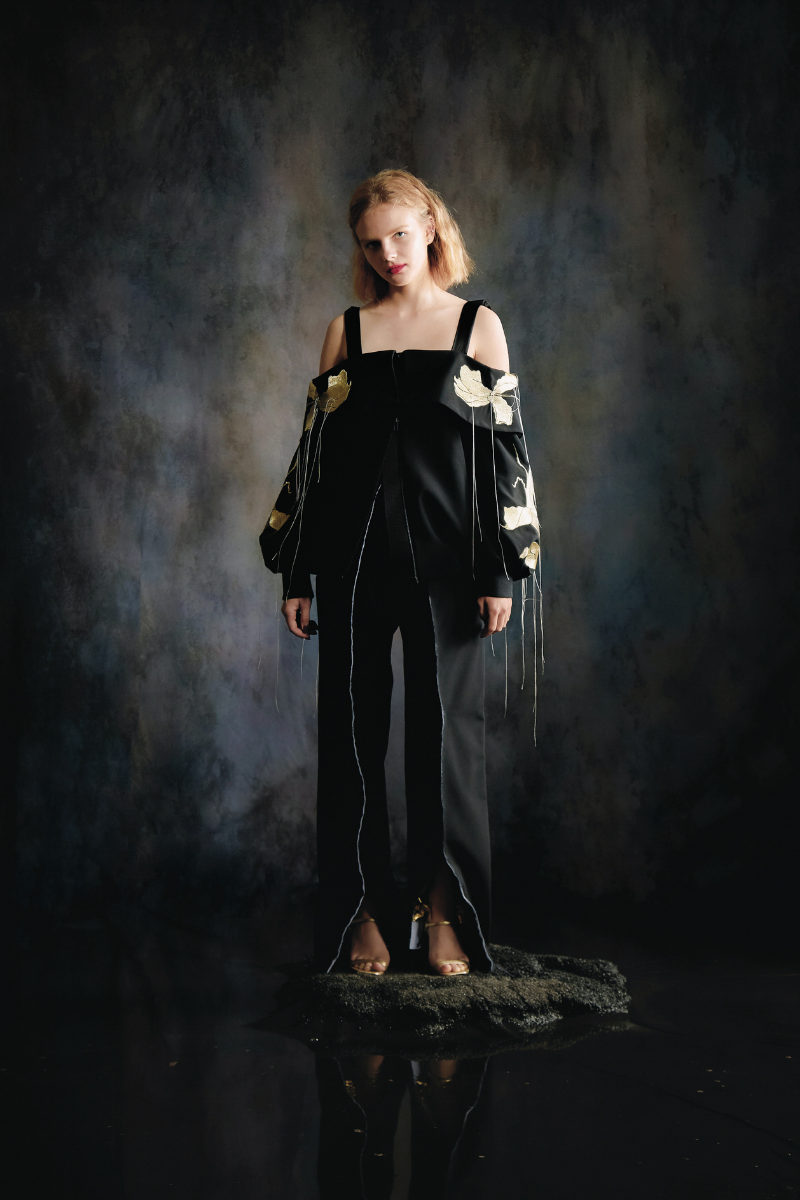 SABRINA EMBROIDERED BOMBER JACKET | Sean Sheila | CULT MIA