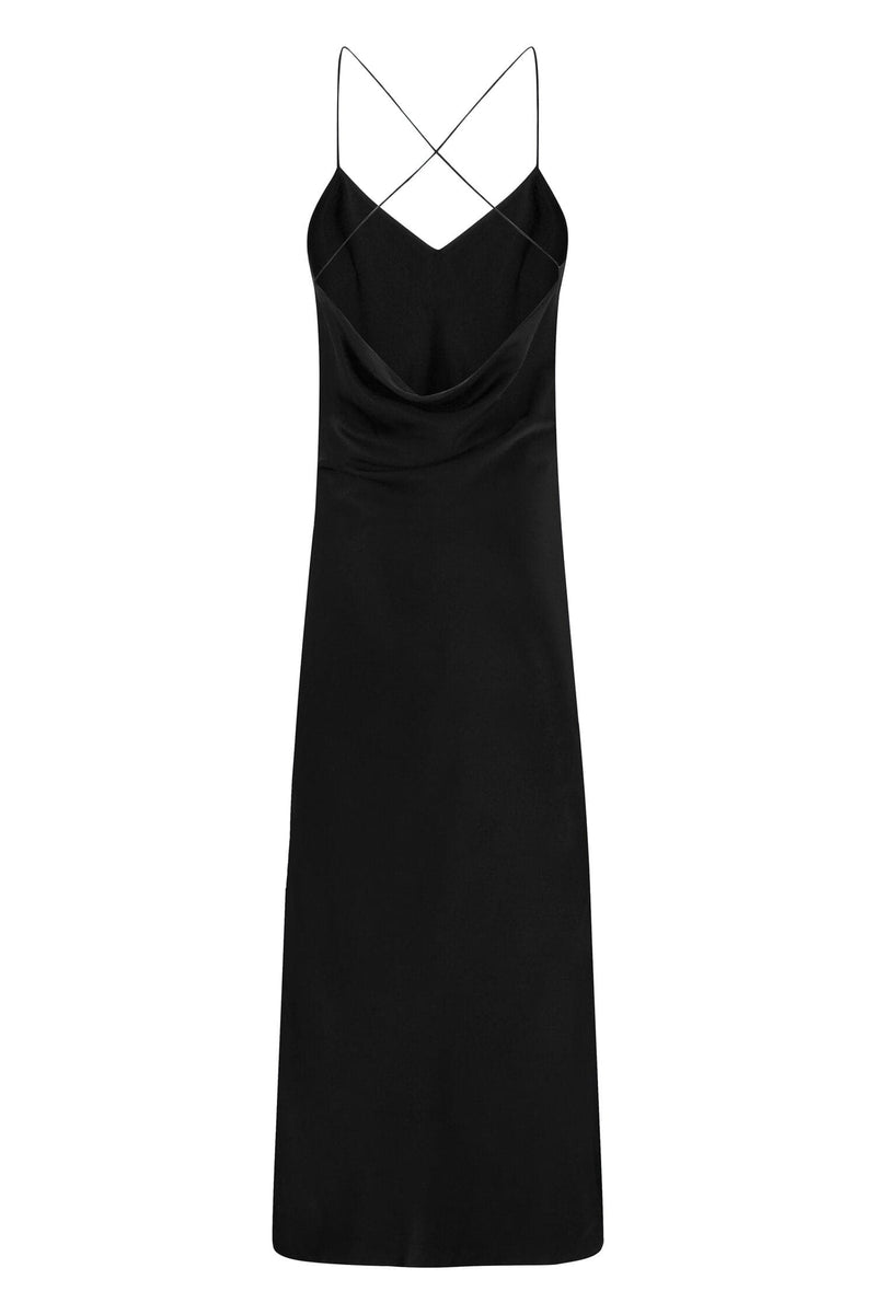 SILK MIDI SLIP DRESS | Silked | CULT MIA