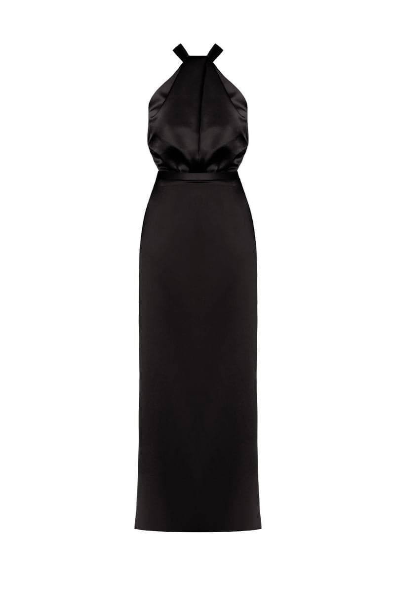 ELONA BLACK MAXI DRESS | UNDRESS | CULT MIA