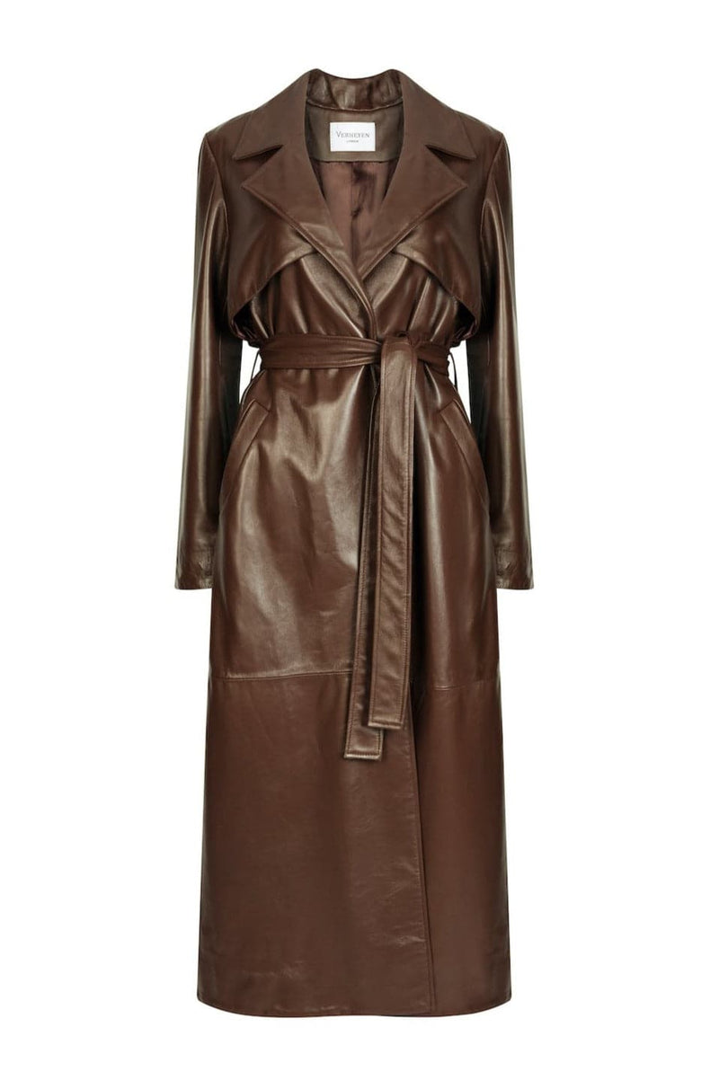LEONORA LEATHER TRENCH COAT | Verheyen | CULT MIA